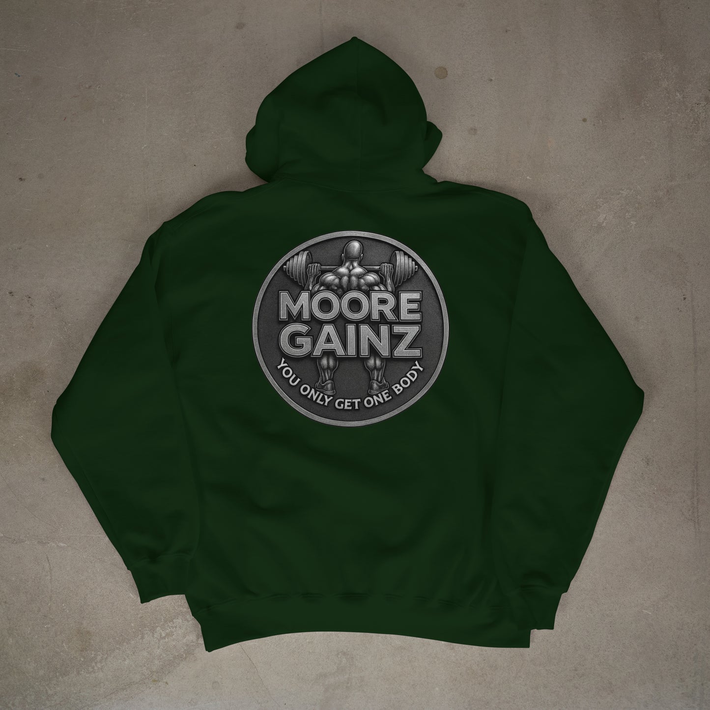 Moore Gainz Obsidian Hoodie