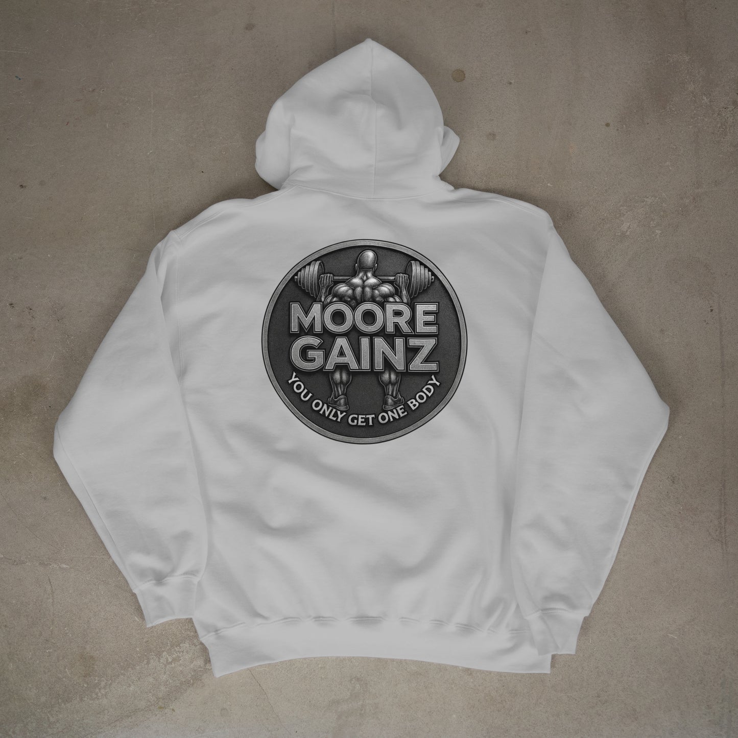 Moore Gainz Obsidian Hoodie