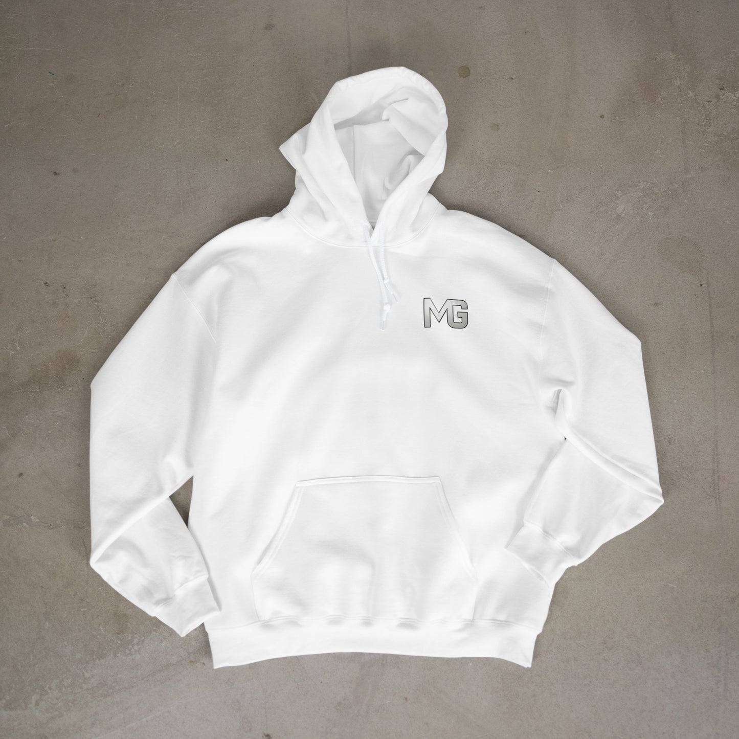 The Moore Gainz Silver Hoodie