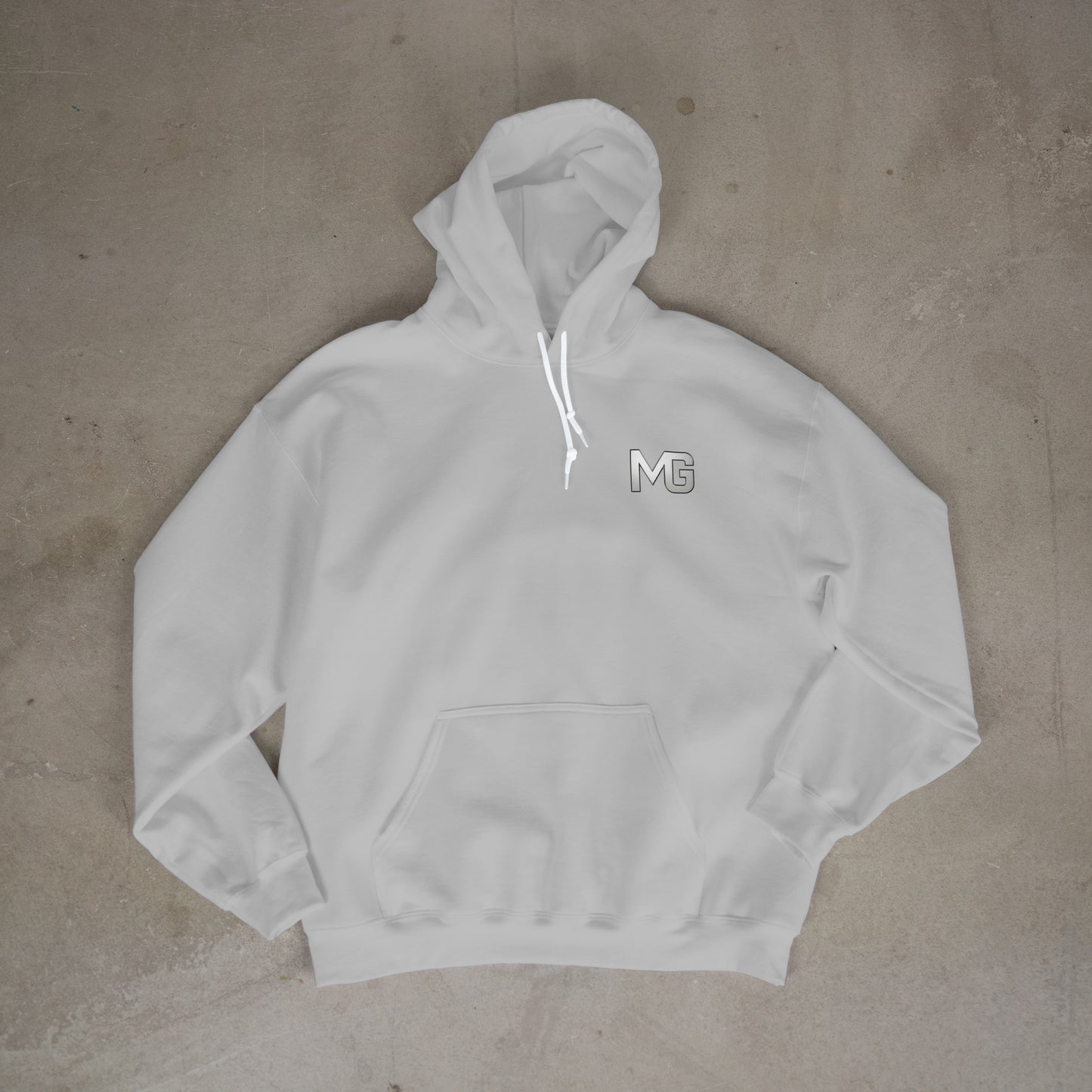 The Moore Gainz Silver Hoodie